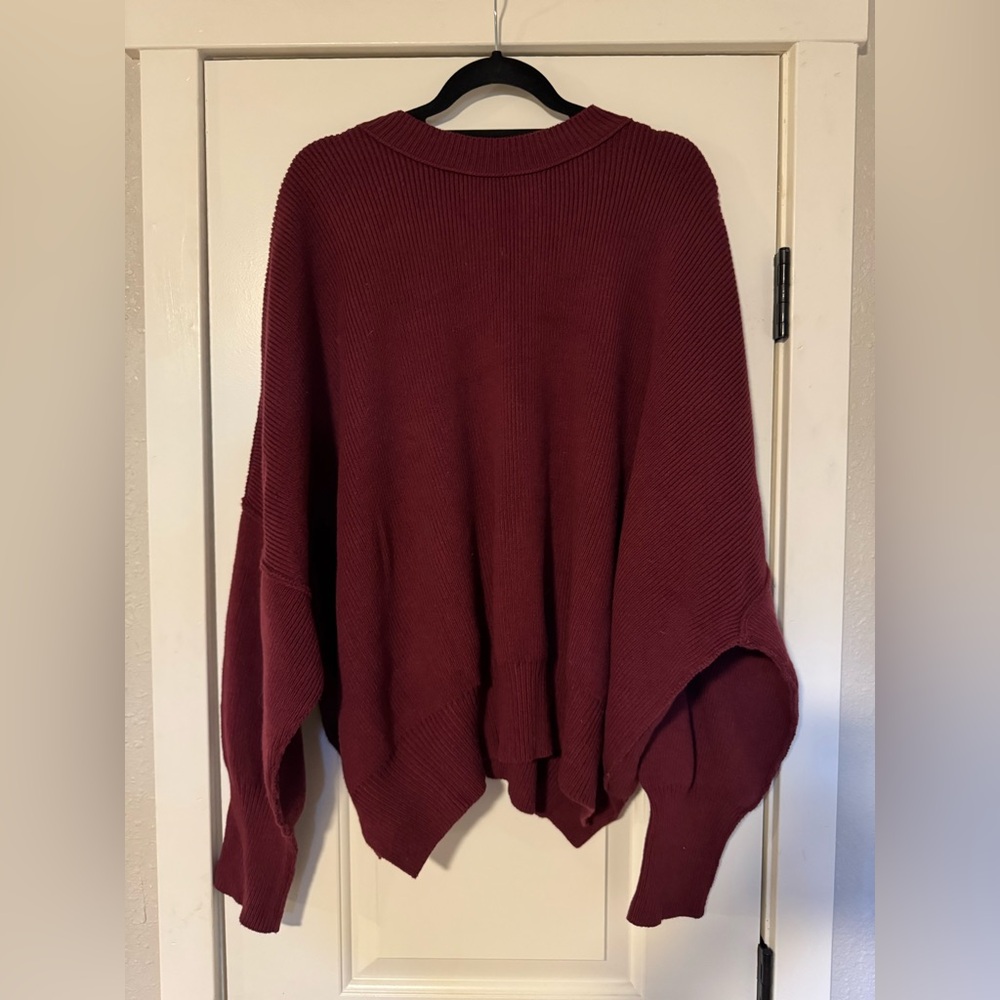 Free People Easy Street Tunic Oversized Sweater